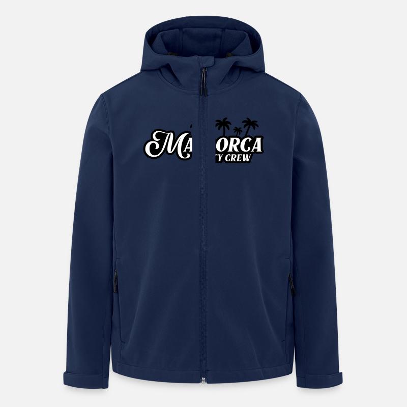 Mallorca Party Crew - Men’s Recycled Softshell Jacket by Stanley/Stella - navy