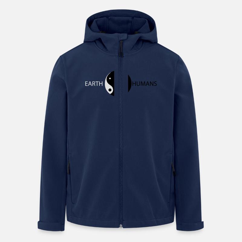 Yang - Recycelte Männer Softshell-Jacke von Stanley/Stella - Navy