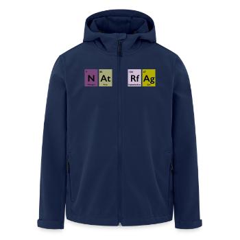 science - Veste softshell homme en polyester recyclé Stanley/Stella - marine - Devant - AI Model Male 185 light (185cm)