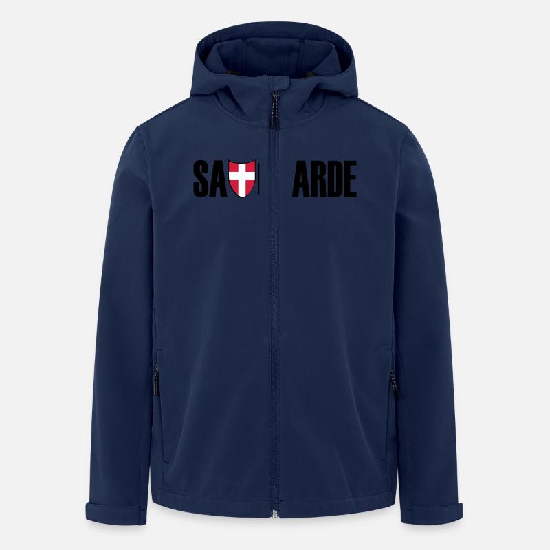 savoyarde - Veste softshell homme en polyester recyclé Stanley/Stella - marine