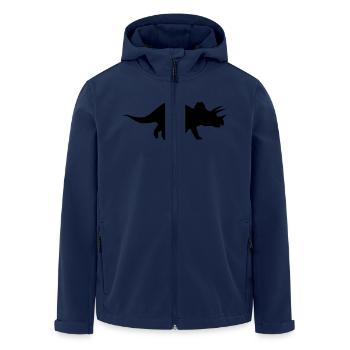 Triceratops - Veste softshell homme en polyester recyclé Stanley/Stella - marine - Devant - AI Model Male 185 light (185cm)