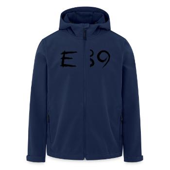 E39 Kaligraphie Art - Recycelte Männer Softshell-Jacke von Stanley/Stella - Navy - Vorne - AI Model Male 185 light (185cm)