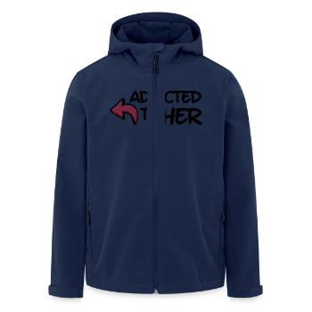 addicted to her - Recycelte Männer Softshell-Jacke von Stanley/Stella - Navy - Vorne - AI Model Male 185 light (185cm)