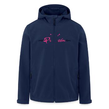 Prinzessin Pink - Veste softshell homme en polyester recyclé Stanley/Stella - marine - Devant - AI Model Male 185 light (185cm)