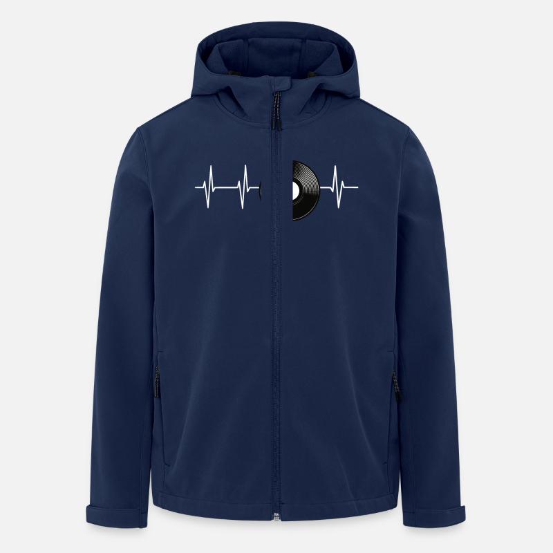 Plate LP Pulse - Men’s Recycled Softshell Jacket by Stanley/Stella - navy
