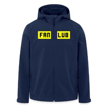 Fan Club - Recycelte Männer Softshell-Jacke von Stanley/Stella - Navy - Vorne - AI Model Male 185 light (185cm)
