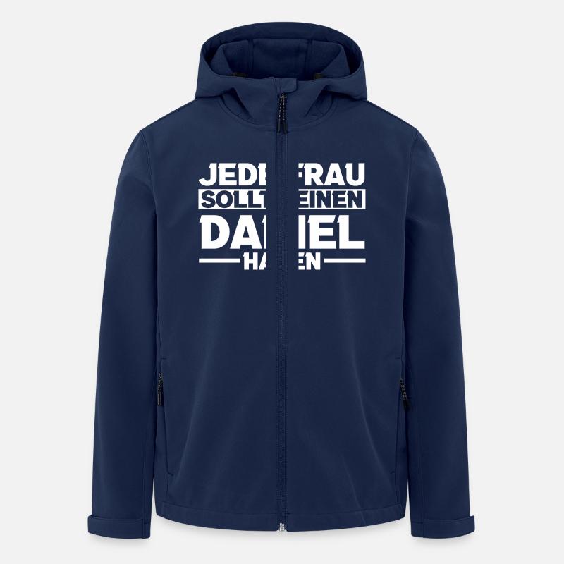 Daniel - Veste softshell homme en polyester recyclé Stanley/Stella - marine