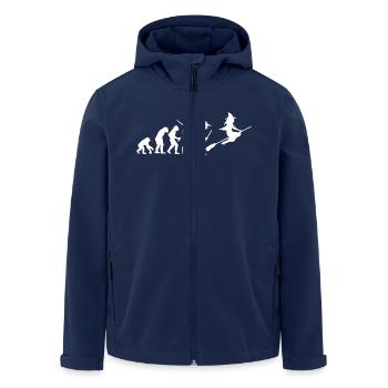 evolution of witch - Recycelte Männer Softshell-Jacke von Stanley/Stella - Navy - Vorne - AI Model Male 185 light (185cm)