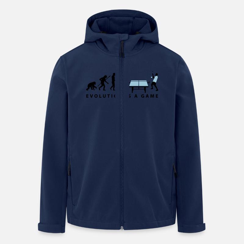 evolution_table_tennis_072012_c_2c - Men’s Recycled Softshell Jacket by Stanley/Stella - navy