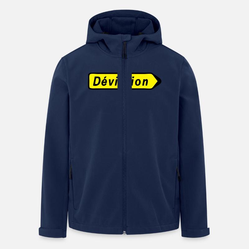 deviation - Veste softshell homme en polyester recyclé Stanley/Stella - marine