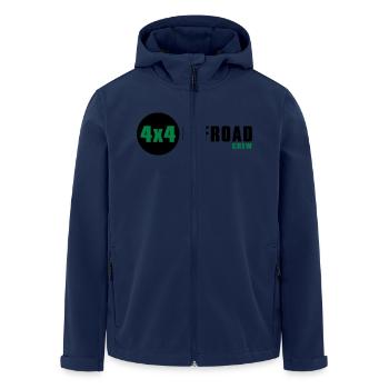4x4 Offroad Crew - Men’s Recycled Softshell Jacket by Stanley/Stella - navy - Front - AI Model Male 185 light (185cm)