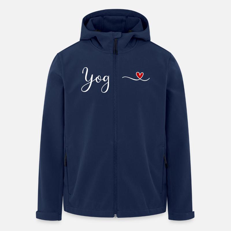 Yoga - Recycelte Männer Softshell-Jacke von Stanley/Stella - Navy