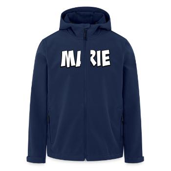 Marie First Name Gift - Men’s Recycled Softshell Jacket by Stanley/Stella - navy - Front - AI Model Male 185 light (185cm)