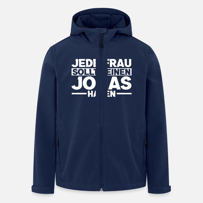 Jonas - Men’s Recycled Softshell Jacket by Stanley/Stella - navy