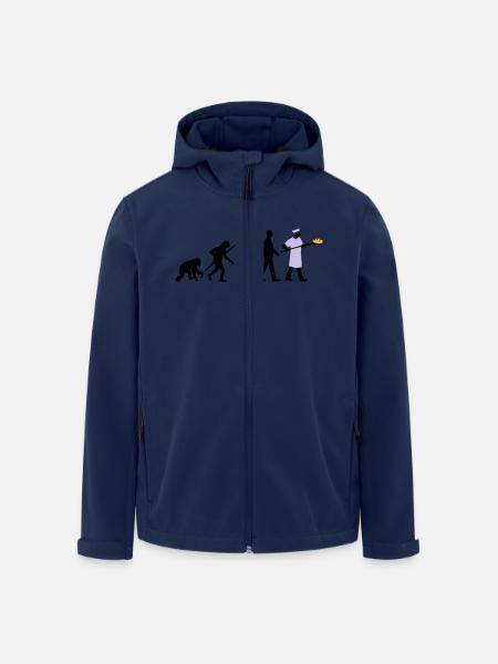 evolution_backer_122013_b_3c - Recycelte Männer Softshell-Jacke von Stanley/Stella - Navy