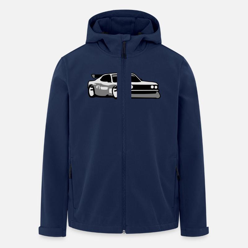 Rennauto Tuning Car - Recycelte Männer Softshell-Jacke von Stanley/Stella - Navy