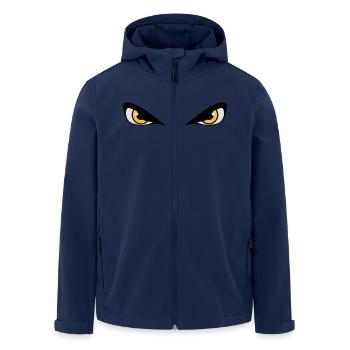Dangerous evil eyes - Men’s Recycled Softshell Jacket by Stanley/Stella - navy - Front - AI Model Male 185 light (185cm)