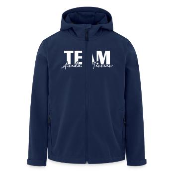 TEAM AIREDALE TERRIER Dogs Dog Wilsigns IGP - Men’s Recycled Softshell Jacket by Stanley/Stella - navy - Front - AI Model Male 185 light (185cm)