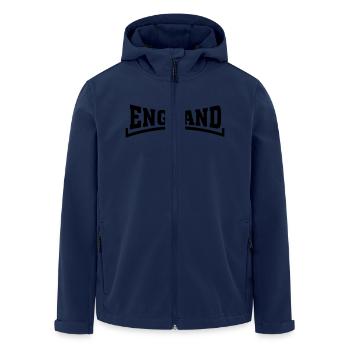 england - Recycelte Männer Softshell-Jacke von Stanley/Stella - Navy - Vorne - AI Model Male 185 light (185cm)