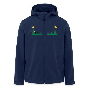 magic mushroom - Recycelte Männer Softshell-Jacke von Stanley/Stella - Navy - Vorne - AI Model Male 185 light (185cm)