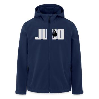 Judo Judoka - Recycelte Männer Softshell-Jacke von Stanley/Stella - Navy - Vorne - AI Model Male 185 light (185cm)