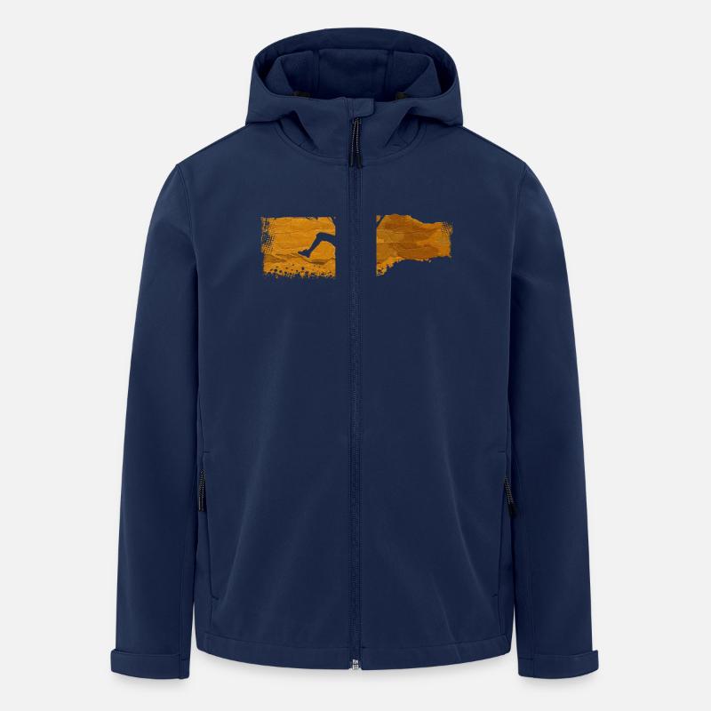 extreme climbing :: Extrem Klettern - Recycelte Männer Softshell-Jacke von Stanley/Stella - Navy
