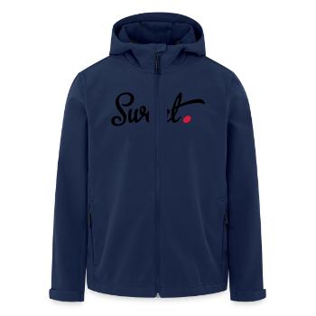 Sport - Veste softshell homme en polyester recyclé Stanley/Stella - marine - Devant - AI Model Male 185 light (185cm)