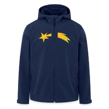 christmas star - Recycelte Männer Softshell-Jacke von Stanley/Stella - Navy - Vorne - AI Model Male 185 light (185cm)