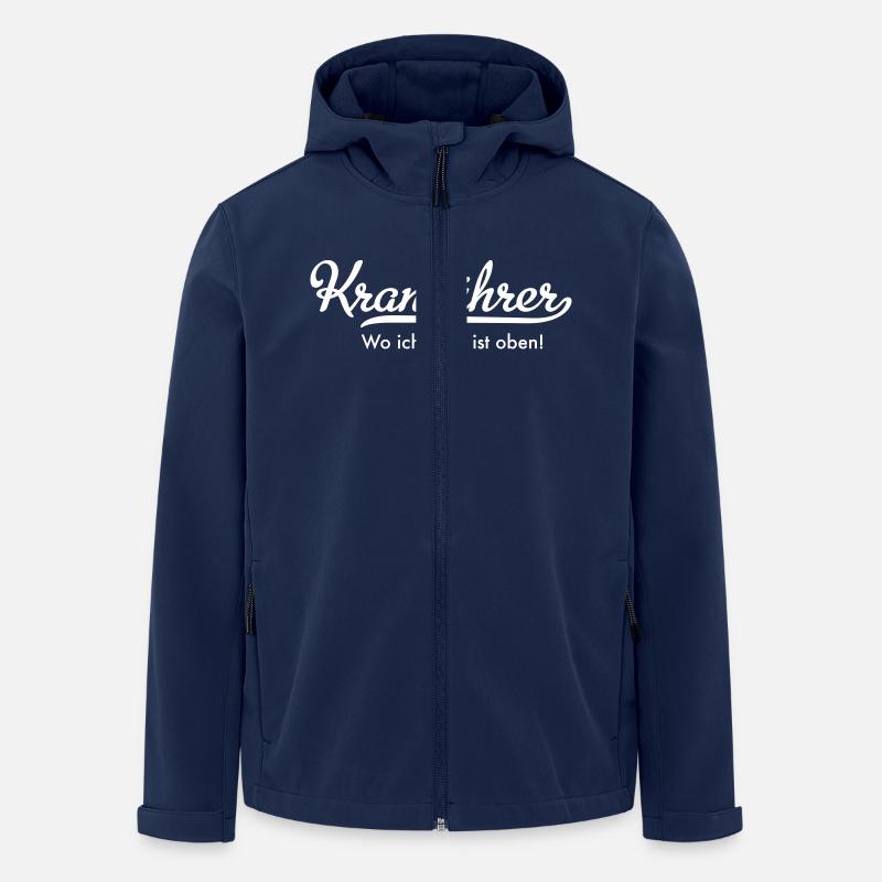 Kranführer - Recycelte Männer Softshell-Jacke von Stanley/Stella - Navy