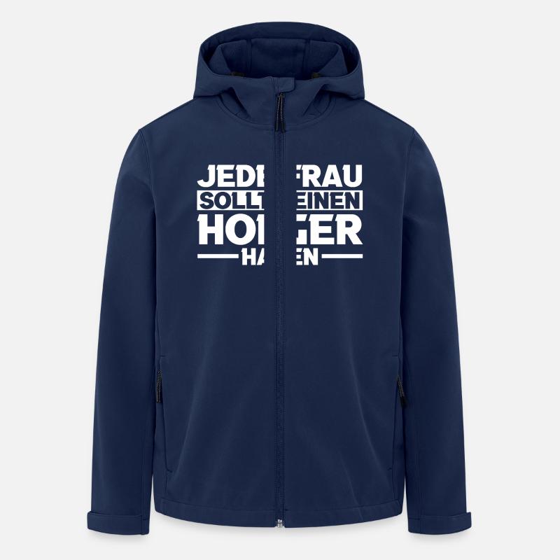 Holger - Recycelte Männer Softshell-Jacke von Stanley/Stella - Navy