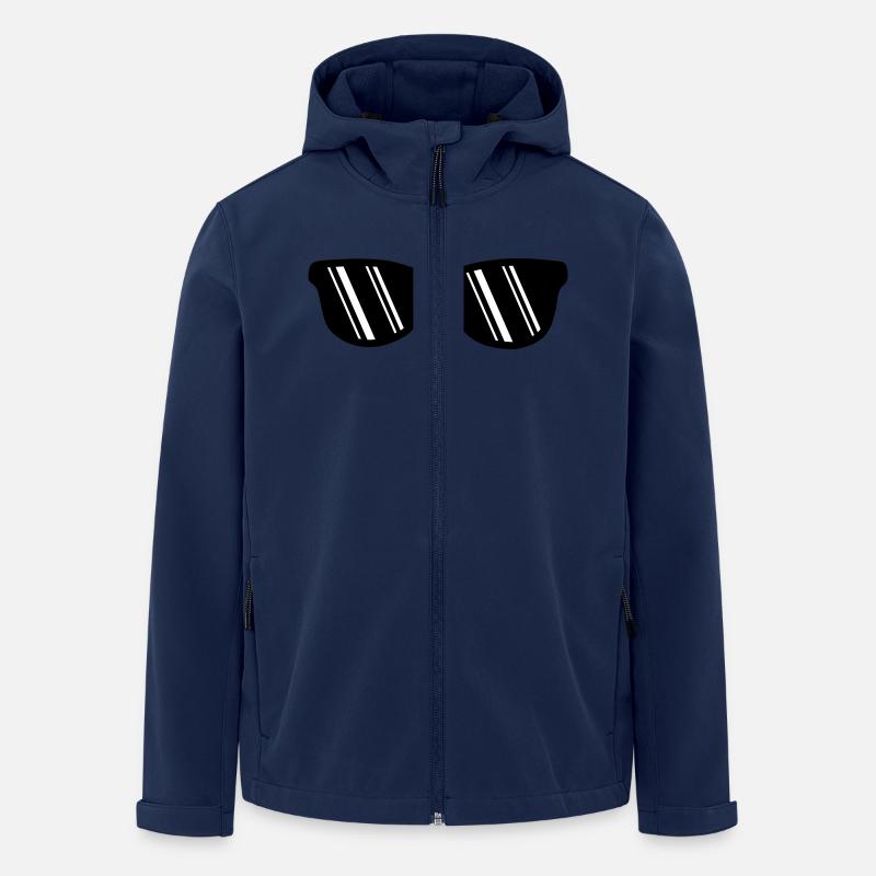 Sonnenbrille Design - Recycelte Männer Softshell-Jacke von Stanley/Stella - Navy