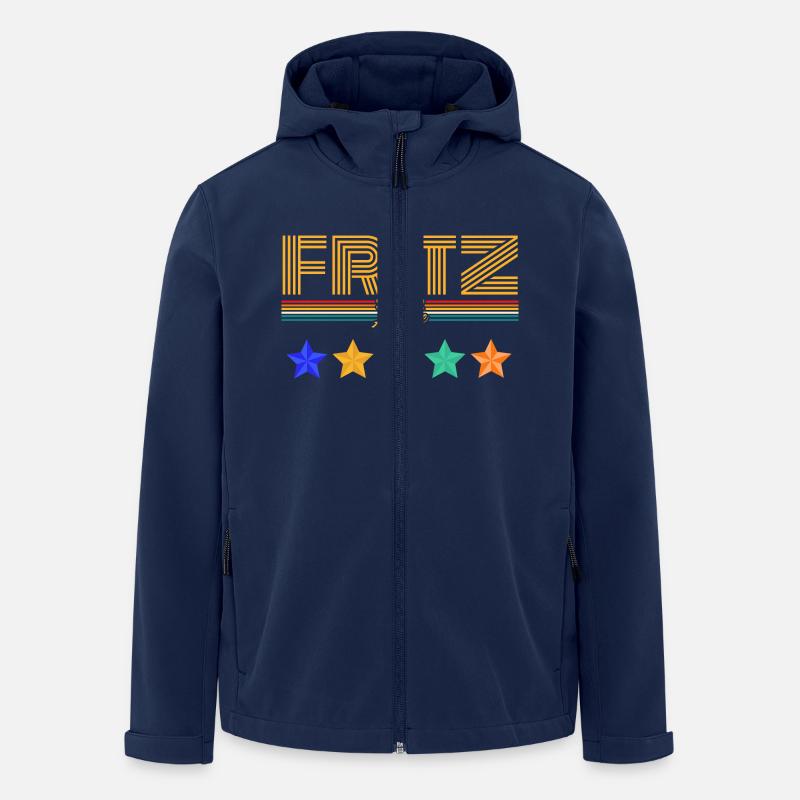 Fritz - Recycelte Männer Softshell-Jacke von Stanley/Stella - Navy