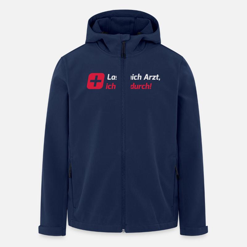 Lass mich Arzt - Recycelte Männer Softshell-Jacke von Stanley/Stella - Navy