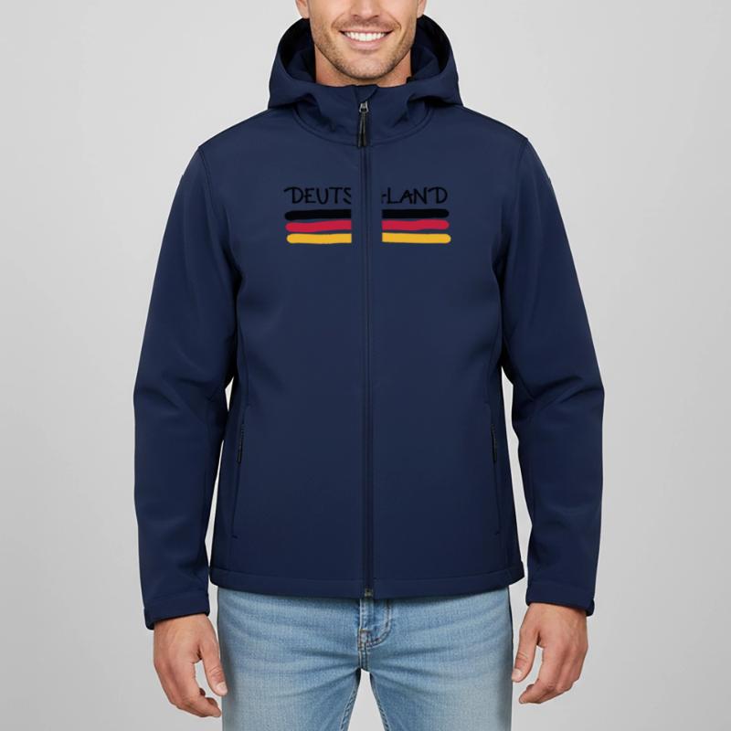 Germany Men’s Recycled Softshell Jacket Discoverer by Stanley/Stella