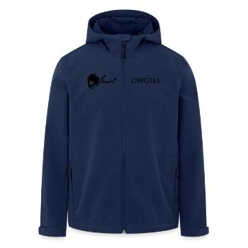 JaC's Einzeiler - Recycelte Männer Softshell-Jacke von Stanley/Stella - Navy - Vorne - AI Model Male 185 light (185cm)