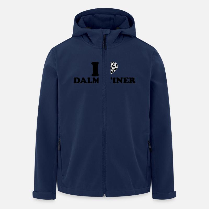 Dalmatiner - Recycelte Männer Softshell-Jacke von Stanley/Stella - Navy