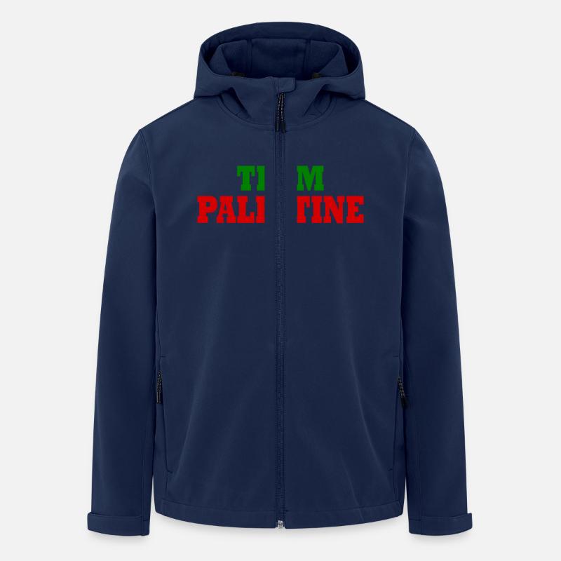 Palestine - équipe de Palestine - Veste softshell homme en polyester recyclé Stanley/Stella - marine