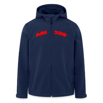 ABI 2025 – Wir lassen’s krachen! 🎉 - Recycelte Männer Softshell-Jacke von Stanley/Stella - Navy - Vorne - AI Model Male 185 light (185cm)