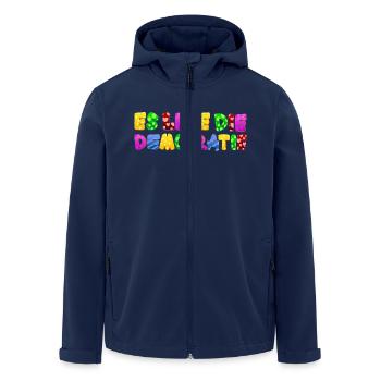 AfD stoppen gegen rechts Demokratie Vielfalt links - Recycelte Männer Softshell-Jacke von Stanley/Stella - Navy - Vorne - AI Model Male 185 light (185cm)