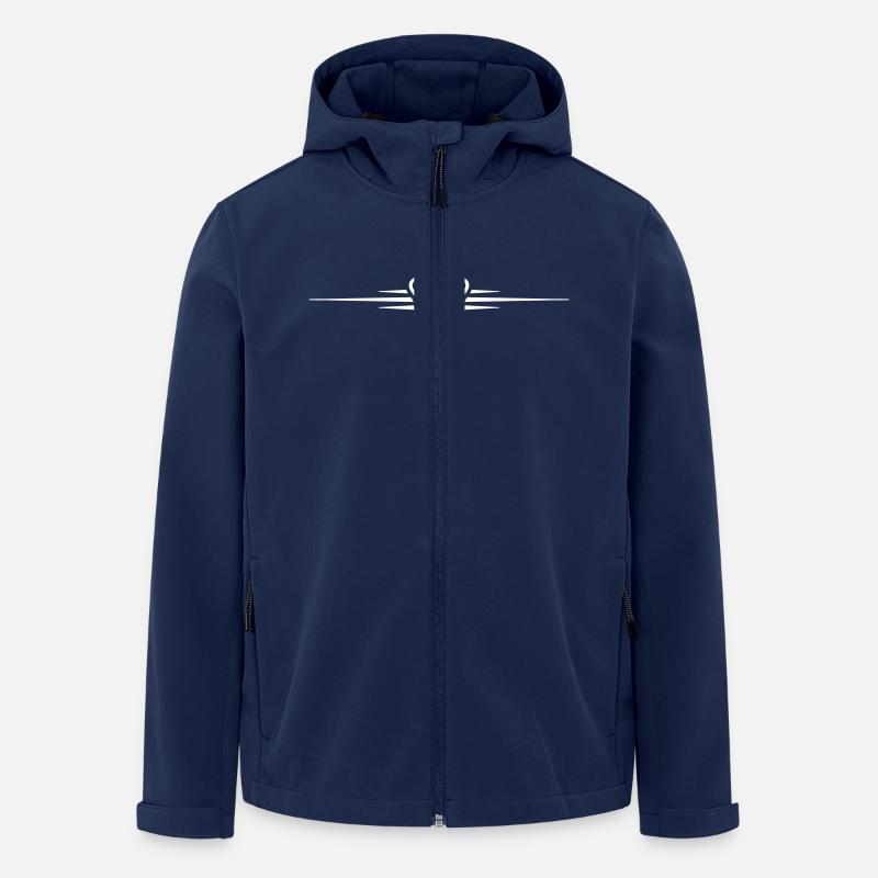 Krone Symbol - Recycelte Männer Softshell-Jacke von Stanley/Stella - Navy