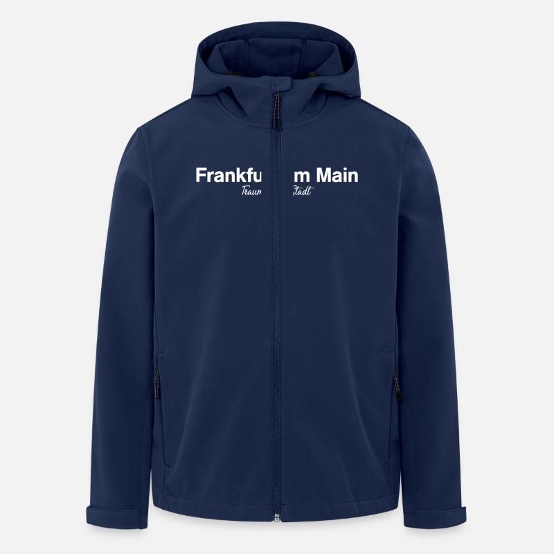 Frankfurt am Main - Recycelte Männer Softshell-Jacke von Stanley/Stella - Navy