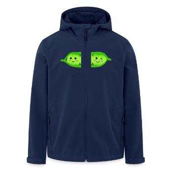 three pea in a pod - Recycelte Männer Softshell-Jacke von Stanley/Stella - Navy - Vorne - AI Model Male 185 light (185cm)