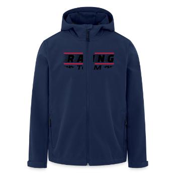 Racing Team - Recycelte Männer Softshell-Jacke von Stanley/Stella - Navy - Vorne - AI Model Male 185 light (185cm)