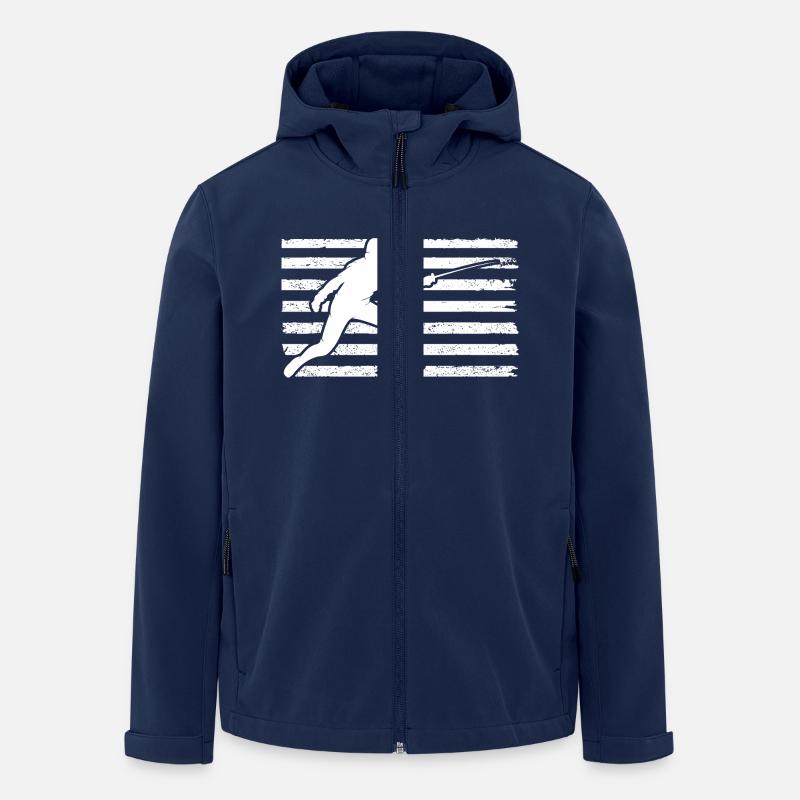 Fechter Fechten - Recycelte Männer Softshell-Jacke von Stanley/Stella - Navy