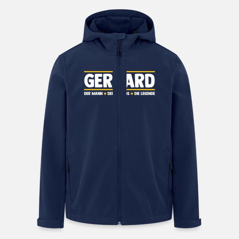 Gerhard - Men’s Recycled Softshell Jacket by Stanley/Stella - navy