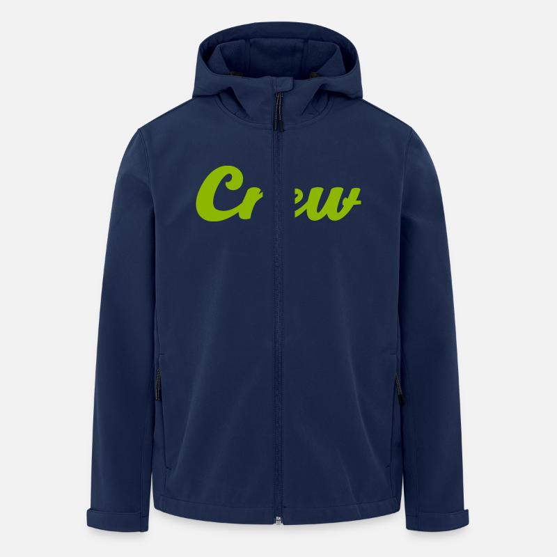 crew - Recycelte Männer Softshell-Jacke von Stanley/Stella - Navy