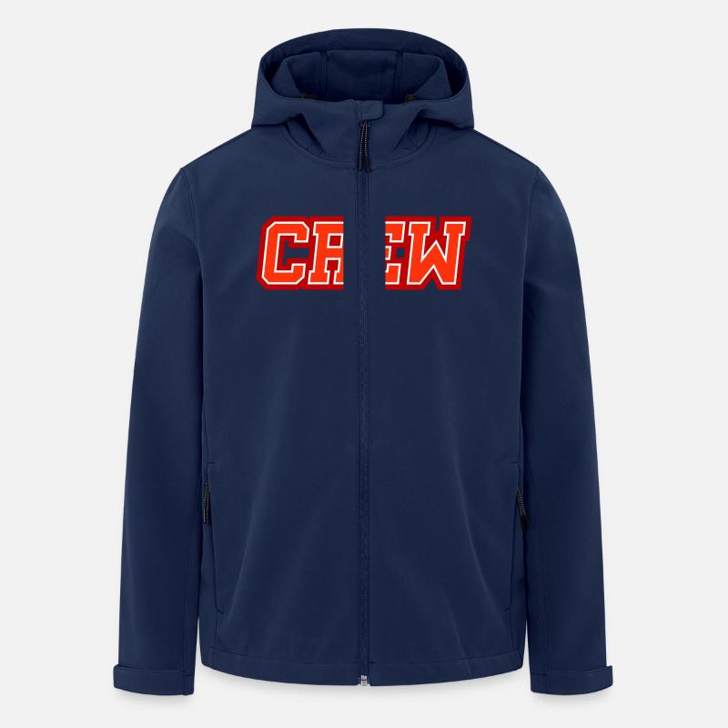 Crew - Recycelte Männer Softshell-Jacke von Stanley/Stella - Navy