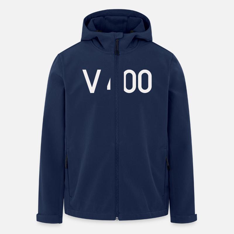 V400 Baureihe Ludmilla 140 Schriftzug Lok - Recycelte Männer Softshell-Jacke von Stanley/Stella - Navy