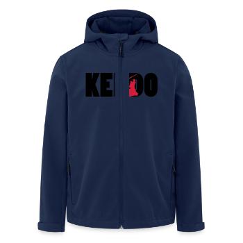 Kendo ! - Veste softshell homme en polyester recyclé Stanley/Stella - marine - Devant - AI Model Male 185 light (185cm)