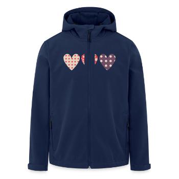 liberty Herzen - Recycelte Männer Softshell-Jacke von Stanley/Stella - Navy - Vorne - AI Model Male 185 light (185cm)